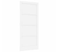 vidaXL Porte intérieure Blanc 93 x 211 cm Contreplaqué, Porte de Chambre, en pin rectangulaire, Design Rustique Moderne, résistante pour améliorer Votre intérieur