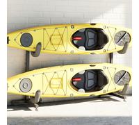 Vidaxl Porte-Kayak Pour 2 Kayaks 250x57x127,5 Cm Acier