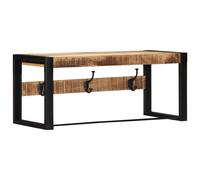 vidaXL Porte-Manteau 80x35x35 cm Bois de manguier Massif Brut, Porte-vêtements, portemanteau, Porte-Manteau en Bois, Porte-cintres