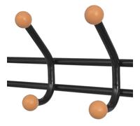 vidaXL Porte-manteau avec rangement pour chaussures 68x32x182,5cm Noir