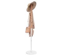 vidaXL Porte-manteau blanc 172 cm fer enduit de poudre