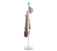 vidaXL Porte-manteau blanc 172 cm fer enduit de poudre