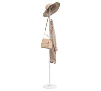 vidaXL Porte-manteau blanc 175 cm fer enduit de poudre