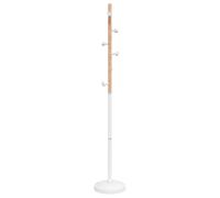 vidaXL Porte-manteau sur pied moderne 177 cm, blanc en fer enduit de poudre