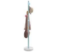 vidaXL Porte-manteau bleu 172 cm fer enduit de poudre