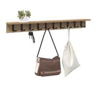 vidaXL Porte-Manteau Mural Chêne Artisanal 100 x 10,5 x 10,5 cm, Rangement Hall, Support Mural Moderne pour Manteaux, Organisateur Pratique, Design Compact pour Gagner de la Place