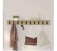 vidaXL Porte-manteau mural Chêne sonoma 100 x 10.5 x 10.5 cm