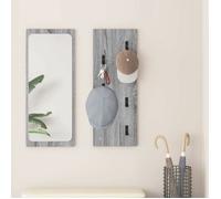 VIDAXL Porte-manteau mural Gris Sonoma 30 x 1,5 x 80 cm - design contemporain