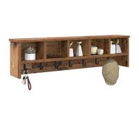 vidaXL Porte-Manteau Mural Montage Mural Bois Ancien 100 x 16 x 26 cm