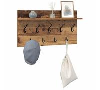 vidaXL Porte-manteau mural Montage mural Bois ancien 80 x 40 x 12 cm