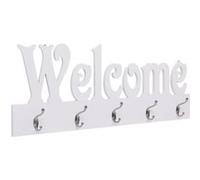 vidaXL Porte-manteau mural WELCOME Blanc 74x29,5 cm Blanc G