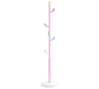 vidaXL Porte-manteau rose 172 cm fer enduit de poudre