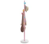 vidaXL Porte-manteau rose 172 cm fer enduit de poudre