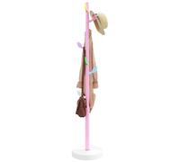 vidaXL Porte-manteau rose 172 cm fer enduit de poudre