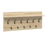 vidaXL Porte-manteau - Une solution moderne pour votre couloir. Cet organisateur est parfait pour économiser de l'espace à la maison. Crochets d'entrée fonctionnels et modernes.