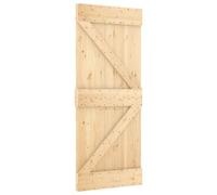 vidaXL Porte NARVIK 85x210 cm bois massif de pin, porte intérieure, porte de grange, porte de grange intérieure, porte coulissante