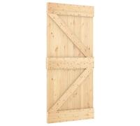 vidaXL Porte NARVIK 95 x 210 cm Bois de pin massif (non traité)