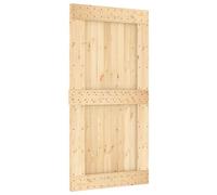 vidaXL Porte NARVIK Naturel 100 x 210 cm Bois de pin massif