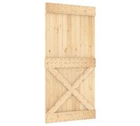 vidaXL Porte NARVIK Naturel 100 x 210 cm Bois de pin massif