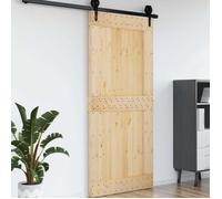 vidaXL Porte NARVIK Naturel 100 x 210 cm Bois de pin massif 42047093
