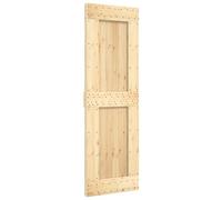 vidaXL Porte NARVIK Naturel 70 x 210 cm Bois de pin massif