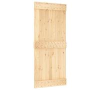 vidaXL Porte NARVIK Naturel 90 x 210 cm Bois de pin massif