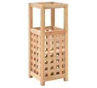 vidaXL Porte-parapluie 18 x 18 x 50 cm Bois de noyer massif 247104
