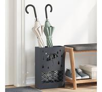 vidaXL Porte-Parapluie Anthracite Métal Moyen Décoratif