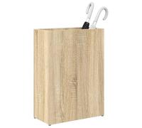 vidaXL Porte-parapluie avec rangement Chêne Sonoma 40 x 20 x 55,5 cm, Mobilier pratique, Support moderne, Support rectangulaire, Rangement en bois, Organisateur d'entrée, Compartiment pour parapluies,