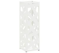 Vidaxl Porte-Parapluie Blanc Métal Standard Blanc