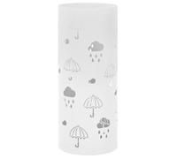 vidaXL Porte-parapluie Design Parapluies Acier Blanc