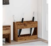 VIDAXL Porte-parapluie en bois d'ingénierie 65 x 24 x 50 cm - Marron ancien