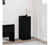 Vidaxl Porte-Parapluie Avec Stockage Chêne Noir 25 X 24.5 X 64.5 Cm