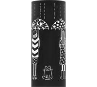 vidaXL Porte-parapluie Femme-Design Acier Noir