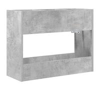 Vidaxl Porte-Parapluie Gris Béton 65 X 24 X 50 Cm Bois D'ingénierie