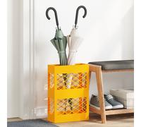 Vidaxl Porte-Parapluie Jaune Moutarde Acier Compact Porte-Parapluie