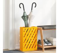 Vidaxl Porte-Parapluie Jaune Moutarde Métal Standard Porte-Parapluie