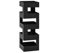 vidaXL Porte-parapluie Tetris Acier Noir