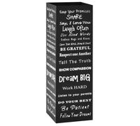 vidaXL Porte-parapluie Texte Acier Noir