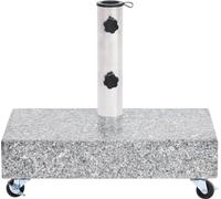 vidaXL Porte-parapluies gris clair 45x25x8,3 cm Granit