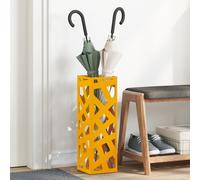 Vidaxl Porte-Parapluies Jaune Moutarde Métal Moyen Élégant