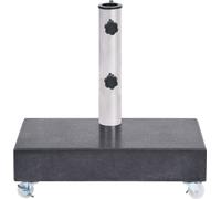 vidaXL Porte-parapluies noir 45x25x8 cm Granit