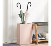 Vidaxl Porte-Parapluies Rose Métal Moyenne Porte-Parapluies Rose