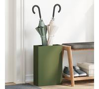 Vidaxl Porte-Parapluies Vert Olive Métal Moyen Porte-Parapluies