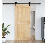 vidaXL Porte 100x210 cm bois massif de pin