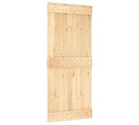 Porte NARVIK 90x210 cm bois massif de pin Naturel G