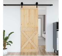 vidaXL Porte 85x210 cm bois massif de pin