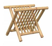 vidaXL Porte-revue 42x30,5x34,5 cm bambou, rangement de revue, armoire à étagère, bibliothèque, unité de rangement, armoire à livres, rangement à CD