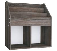 vidaXL Porte-revue d'enfants Gris/chêne sonoma 71x30x78,5 cm Aggloméré