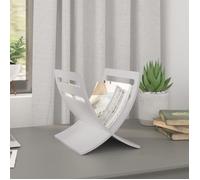 vidaXL Porte-revue en bois Blanc